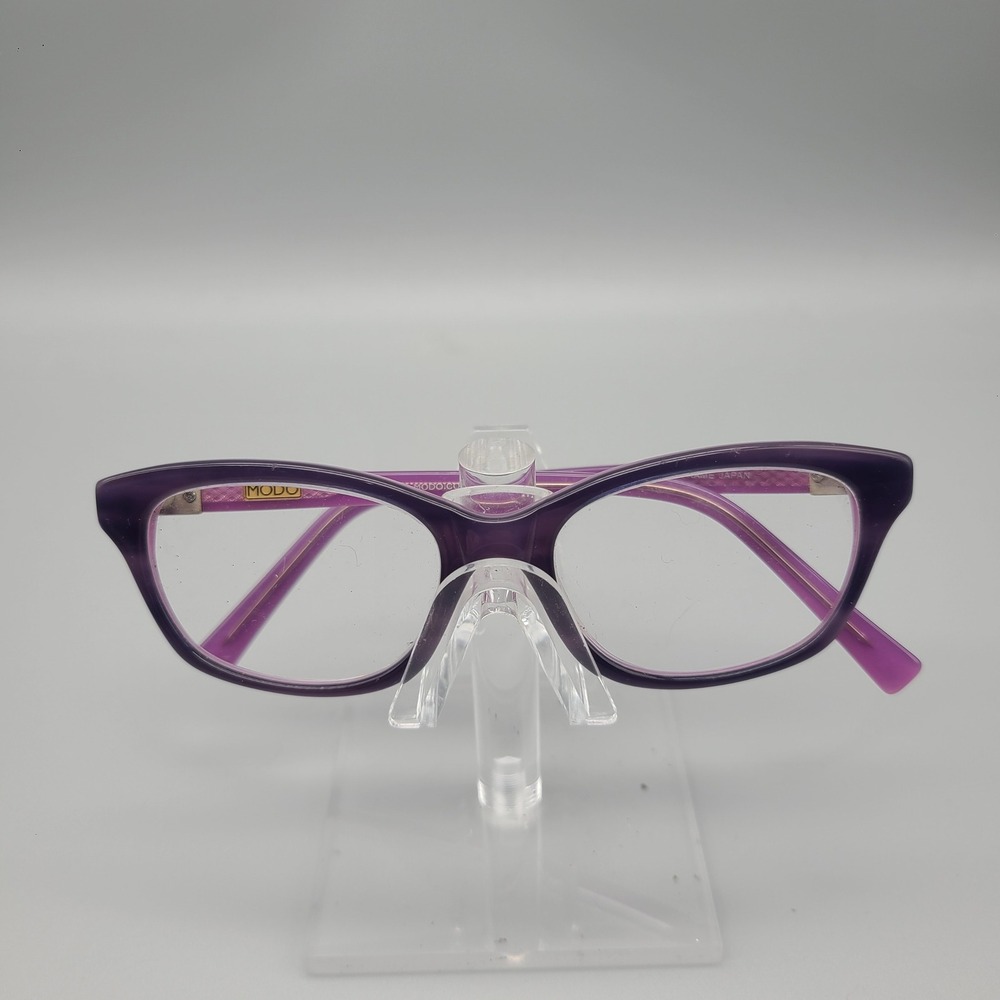 Modo 6029 Purple Pink Cat Eye Eyeglass Frames 49-16-140 BLUPK Handmade Japan